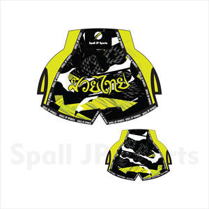 กางเกงมวยไทย OEM ODM แบบสั่งทำพิเศษ คุณภาพสูง พิมพ์ลายแบบ Sublimation สำหรับฝึกซ้อมมวยไทย - Product Image 3