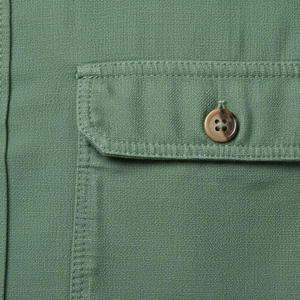 Camisas Casuales para Hombre, Manga Larga, Tela de Franela, Cómodas, Transpirables, Ligeras, Estilo Safari, Oficina, Viajes, Alta Calidad, OEM - Product Image 6