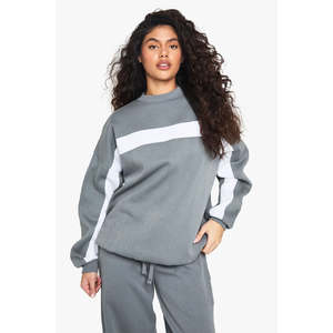 Women's Breathable Hoodies & Sweatshirts Oversized Crew Neck Sweatshirt Pullover Sweatshirt Oversized women's sweatshirt - Product Image 2