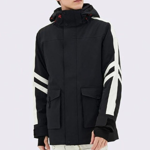 Combinaison de ski personnalisée pour homme, design de panneaux de haute qualité, vêtements de ski pour femme, combinaison imperméable, veste de ski isolée à capuche - Product Image 2