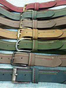 Cinturón de Cuero Natural de Vaca Hecho a Mano en India, Hebilla de Calavera de Acero Inoxidable, Impermeable, Unisex, Disponible en Tallas Pequeñas - Product Image 6