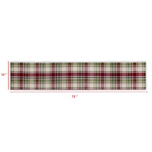 Eye Catching Checkered Pattern <b>Table</b> <b>Runner</b> Quick Dry Eco-Friendly Christmas <b>Table</b> <b>Runner</b> for Home Decoration - Product Image 6