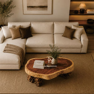 Handmade Rustic Wood <b>Coffee</b> <b>Table</b> Modern Living Room Furniture - Product Image 3