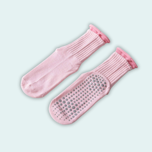 Calcetines de algodón suave estilo coreano con puño plegado y amortiguación de rizo, colores pastel, venta al por mayor, fabricante ODM de Vietnam - Product Image 1