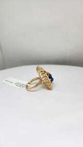 Anillo de Diamantes de Lujo de 14K para Mujer, Pureza SI, Color H, Diamante de 0.61ct, Peso Neto 8.638g, Certificado IGI, Chapado en Rodio, Perfecto para la Moda - Product Image 2