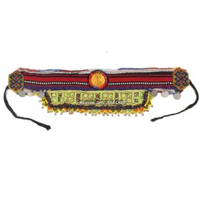 Cinturón Vintage para Danza del Vientre, Cinturón Tradicional Afgano, Kuchi Tribal, BB072A, Banjara Antigua, Cinturones con Cuentas Hechos a Mano, Vintage Real - Product Image 1