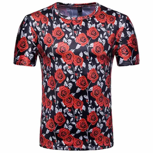 เสื้อยืดผู้ชายแฟชั่นฤดูร้อน ผ้าฝ้ายถัก 100% พิมพ์ลายแบบซับลิเมชั่น ขายดีที่สุด สวมใส่สบาย ระบายอากาศได้ดี คุณภาพสูง รับสั่งทำ - Product Image 1