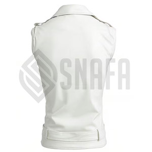 Wholesale Men's <b>Leather</b> vest Breathable <b>Winter</b> Hot Sale Customized Color Logo Men's <b>Leather</b> vest Men - Product Image 3