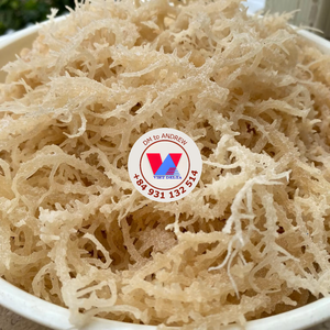 สาหร่ายทะเลแห้งสีเหลืองทองคุณภาพดีที่สุด ยี่ห้อ Golden Yellow  ไม่มีหนาม  ชนิด Eucheuma Cottonii  วัตถุดิบอะการ์สำหรับอาหารเชิงพาณิชย์ - Product Image 5