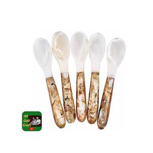 Fabricant de cuillères et fourchettes de luxe en nacre du Vietnam pour l'organisation sophistiquée de la vanité, articles d'artisanat en coquillages tendance - Product Image 1