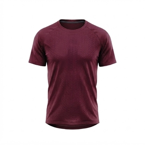 T-shirt à manches courtes pour homme, design personnalisé, col rond, tricoté, style sportif, plusieurs couleurs, 100% polyester, vêtements de sport - Product Image 5
