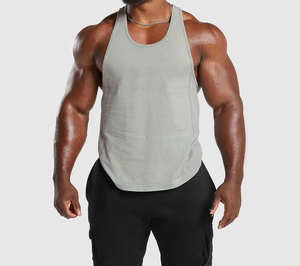 <b>Mens</b> Racerback Gym Vest Lightweight Mesh Training Tank Breathable Fitness <b>Singlet</b> Quick Dry Performance Activewear Gym Vest - Product Image 3