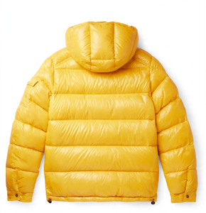 <b>GYM</b> Active Men's High Quality Winter Puffer <b>Jacket</b> Custom Polyester Fabric Waterproof Breathable Wool Lined Sporty Style - Product Image 6