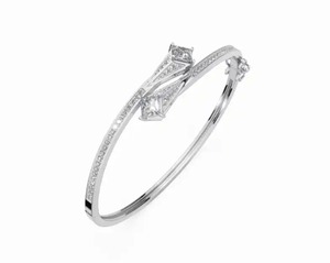 Twin Star Nebula Lab Grown Diamond Bracelet 1.799 Carats 66 Stones 9k 14k 18k Yellow <b>Rose</b> White <b>Gold</b> Luxury Celestial Jewelry - Product Image 4