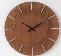 Reloj de Pared Redondo de Madera de Cuarzo de Estilo Antiguo Moderno, Funciona con Batería, Diseño Silencioso para Decoración del Hogar y Sala de Estar
