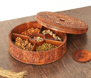 Boîte à noix mélangées polies, cadeau en bois écologique pour la fête des mères, imperméable, Noor Baba International, artisanat moderne de haute qualité - Product Image 1