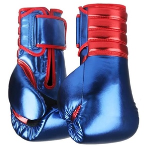 Guantes de boxeo profesionales para entrenamiento con saco de boxeo, con acolchado protector que absorbe los golpes, ajuste cómodo para boxeo y fitness. - Product Image 5