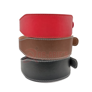 Hebilla de cinturón de gimnasio de piel de vaca Premium culturismo Powerlifting Fitness levantamiento de pesas palanca de soporte trasero cuero de calidad Premium - Product Image 1