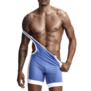 <b>Men</b> Sports Wrestling <b>Singlets</b> Lightweight Stretchable Fabric <b>For</b> Training Practice Gym Workout And Competition Wear - Product Image 2