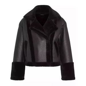 Women's Streetwear Fashion <b>Leather</b> Blouson <b>Jacket</b> Breathable Animal Print <b>Winter</b> Clothing - Product Image 3