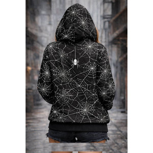 Sweat-shirt unisexe à thème araignée, en polaire écologique respirant, 350g, séchage rapide, imprimé par transfert thermique, streetwear personnalisé - Product Image 2