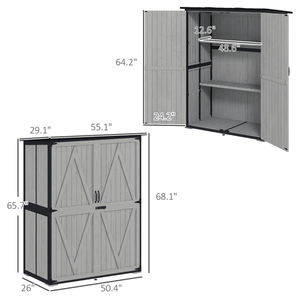Grande Casetta da Giardino Moderna in PVC - Impermeabile ed Ecologica - Product Image 3