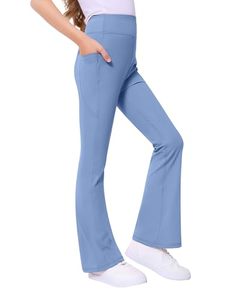 Leggings de sport pour filles, légers, taille haute, imprimés, avec logo personnalisé et couleurs contrastées, pour fitness, yoga et gym, vente en gros - Product Image 3