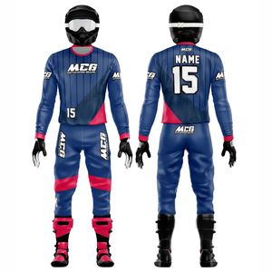 Ropa de Carreras de Motocross, BMX, MTB, Todoterreno, para ATV, de Tela Lujosa con Serigrafía de Silicona de la Mejor Calidad, Diseño Popular 2027 - Product Image 1