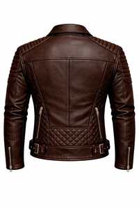 CLOVIX SPORTS Men Leather <b>Jacket</b> Custom Made High Quality Make Your Own Design Wholesale - Product Image 2