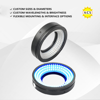 Anneau lumineux pour vision industrielle, luminosité réglable, éclairage annulaire LED industriel pour système d'inspection optique automatisé de PCB et FPC