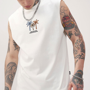 Camiseta sin mangas para hombre, camiseta clásica de algodón, tela suave y transpirable, cómoda y ligera, ideal para uso informal de verano y gimnasio - Product Image 6