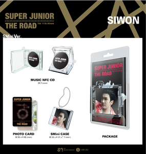 อัลบั้มสตูดิโอซูเปอร์จูเนียร์ เดอะโรด ชุดที่ 11 [SMINI VER] อัลบั้มเคป๊อปอย่างเป็นทางการที่ดีที่สุด ภาษาเกาหลี BW-213 สำหรับทุกวัย วัสดุพลาสติกและกระดาษ - Product Image 3