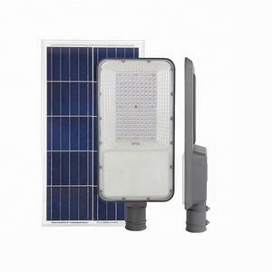 Réverbère LED solaire 400W avec capteur PIR grand angle Corps en aluminium évalué IP65 pour l'éclairage de jardin et de paysage alimenté par batterie - Product Image 1