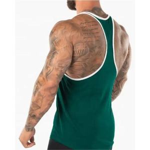 Lightweight Men's Tank Top Ribbed Cotton Sleeveless Gym <b>Stringer</b> <b>Vest</b> Breathable Fabric Street Wear Tank Top - Product Image 5