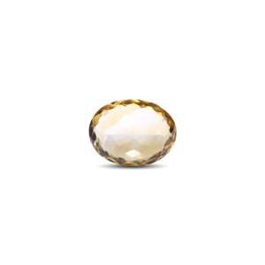 Natural Citrine Loose Gemstone 8.1 Carat 11mm Raw Shape for Fine Jewelry - Product Image 2