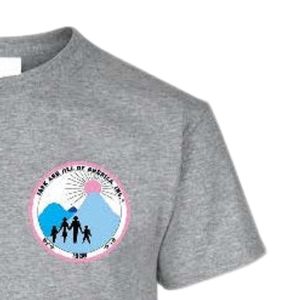 เสื้อยืดคอกลมแขนสั้นสีเทาเฮเทอร์สำหรับวัยรุ่นพร้อมดีไซน์กราฟิกขนาดเล็กสำหรับใส่ไปโรงเรียนทุกวัน เสื้อผ้าสตรีทแวร์ที่สวมใส่สบาย - Product Image 5