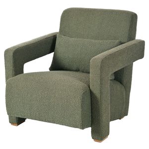 Sedia Ergonomica Mirod per Soggiorno con Braccioli ad Angolo Retto, Supporto Lombare, Seduta Inclinata Artistica e Gambe in Legno - Product Image 6