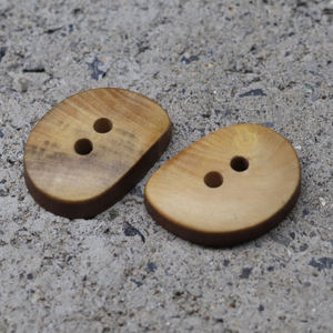 Botones de madera más vendidos y populares, utilizados para prendas de punto, chaquetas y abrigos de invierno, ya que su textura natural se adapta perfectamente. - Product Image 4