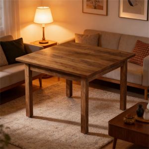 Tavolo da Pranzo Quadrato per Cucina, Soggiorno e Zone Pranzo - Product Image 3