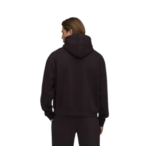 Customized <b>Men</b>’s Wide Boxy Hoodie Raised Neck Hood Front <b>Pouch</b> Pocket Relaxed Urban Pullover Sweatshirt Supplier - Product Image 2