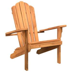 Sedia Adirondack in Legno di Teak Massiccio per Giardino, Media Durata - Product Image 2