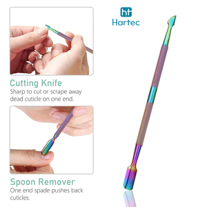Double Head Trendy Product All-in-One Professional Cuticle Care <b>Tool</b> Set Durable Stainless Steel Manicure Kit With Portable <b>Case</b> - Product Image 4