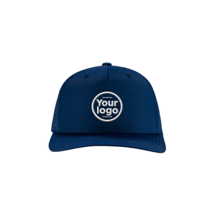 หมวกกอล์ฟระบายอากาศได้ดี ราคาโรงงาน เจาะรูด้วยเลเซอร์ แบบ Snapback 5 แผง ปักโลโก้ได้ กันน้ำ แห้งเร็ว สำหรับผู้ชาย - Product Image 4