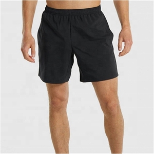 Shorts pour hommes en gros, d'été, respirants, tricotés, à taille mi-haute, pour l'entraînement, la course en extérieur, les sports et la natation, avec design numérique personnalisé et style décontracté - Product Image 3