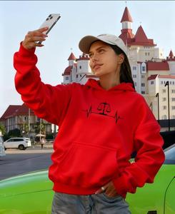 Stylish and Cozy Women's Winter Hoodie 100% Cotton Embroidered & Digital Printed for Winter Wear - Product Image 6