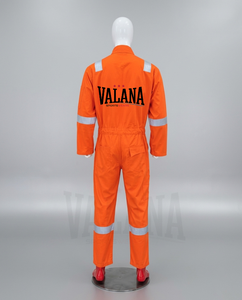 Combinaisons de travail pour l'industrie de la construction, du pétrole et du gaz, salopette de travail à manches longues, haute visibilité, coton, unisexe - Product Image 4