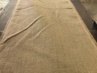 Kain Jute Hessian Kain Fiberglass C-Glass Berlapis EPDM Kain Filter Tahan Api Pengolahan Pengelasan Aluminium Foil Tenun Polos