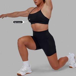 Ropa de gimnasio personalizada para mujer, conjunto de yoga con efecto push-up, leggings, conjuntos deportivos de 2/3/4 piezas con sujetador halter en oferta. - Product Image 5