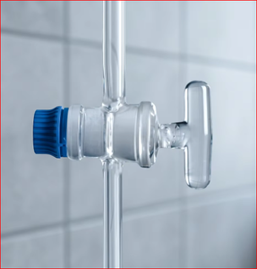 Burette avec robinet en verre en verre transparent de classe B - Product Image 5