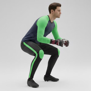 Ensemble de gardien de but de niveau compétitif pour équipe de football avec matériau respirant pour une utilisation durable - Product Image 4